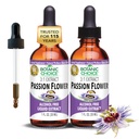 Botanic Choice Passion Flower Liquid Extract - Alcohol-Free Herbal Supplement, Traditional Support for Relaxation - 1 Fl. Oz 2 Pack