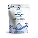 Premium Multi Collagen Peptides Powder – Hydrolysed Type I, II, III, V, X | Unflavoured, High Absorption | Supports Skin, Hair, Nails, Joints & Gut Health | Keto, Paleo, Non-GMO (1 lb.)