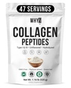 Bovine Collagen Peptides Powder Hydrolyzed Type I & III Protein, Grass-Fed Pasture-Raised Source, Unflavored Collagen Supplement Paleo-Friendly For Active Lifestyles & Wellness Non-GMO,1.16 lb (525g)