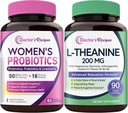 Doctor's Recipes Women’s Probiotic & L-Theanine 200 mg