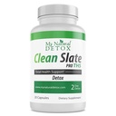 Clean Slate Pro Detox & Cleanse Supplement 2-3 day— Milk Thistle, Dandelion, Burdock, Cascara Sagrada, Senna & More Natural Full Repair Support and Digestion, Flush Toxins and Urinary Tract