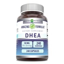 Amazing Formulas DHEA 50 Mg per Serving | Dehydroepiandrosterone | 240 Capsules Supplement | Non-GMO | Gluten-Free | Made in USA