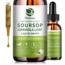 Lukaree Pure Soursop Graviola Leaf Extract for Immunity, Gut Health & Natural Energy Support – Soursop Bitters Liquid with Cold Extract – Vegan | Gluten-Free | 2 Fl Oz