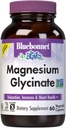 Bluebonnet Magnésium Glycinate, Production d'énergie*, Fonction enzymatique*, Non-OGM certifié par NSF, Vegan, Kosher certifié, sans gluten, sans soja, sans lait, 60 capsules végétales, 15 portions