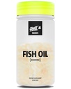 GHOST Basics Fish Oil Supplement, 3000MG Daily Omega 3 Fatty Acids with DHA & EPA for Brain, Heart Health & Immunity Support - Gluten-Free & Soy-Free - 60 Enteric Coated Softgels