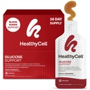 HealthyCell Glucose Support Supplement to Support Balanced Blood Sugar - Berberine, Cinnamon & Chromium for Healthy Insulin Function & Proper Glucose Metabolism - 30 Gel Packs, Apple Cinnamon Flavored
