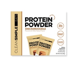 Clean Simple Eats Snickerdoodle Protein Caddy Single Serv Packets (10 ct)