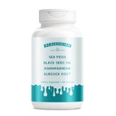 Ashwagandha Capsule with Black Seed Oil Capsules Sea Moss Burdock Root Bladderwrack Supplement - 120 Count