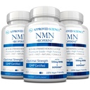 Approved Science NMN - 500mg Stable Beta NMN with BioPerine - Cellular Energy, Healthy Aging - Pack of 3 - Made in USA - Vegan