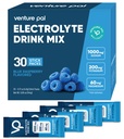 Venture Pal High Sodium Sugar Free Electrolytes Powder Packet, Zero Calories Hydration Packets with Vitamin, Sodium, Potassium & Magnesium, Electrolyte Drink Mix, Vegan, Keto Friendly, 30 Count