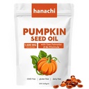 Ovela Pumpkin Seed Oil Capsules, 2-in-1 Formula with Saw Palmetto for Hair Growth & Scalp Health | Cold-Pressed, Rich in Fatty Acids | Supports Hair, Heart, Skin | Non-GMO | Gluten Free | 200 Softgels