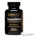 NeuroDrive Memory & Focus Supplement - Boost Brain Focus, Mental Health & Brain Fog | Natural Doctor Approved - Brain Nootropic, Phosphatidylserine, Centrophenoxine, Bacopa - 90 Capsules