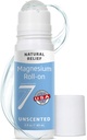 Seven Minerals Pure USP Grade Magnesium Roll On Stick - Unscented Topical Magnesium Oil for Sore Muscles, Leg Cramps, Stress & Sleep - No Unnecessary Fillers, Just Pure Magnesium - USA Made, 3 Fl Oz