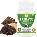 Morsan Trikatu Capsules |Ginger |Black Pepper |Long Pepper Extract | Ayurvedic Herbal Supplement| 500mg per Serving |60 Vegan Capsules |Supports Digestion & Metabolism(Pack of 1)