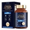Liposomal Lithium Orotate 20MG Capsules - Complex Magnesium Glycinate,Lions Mane, Bacopa, Phosphatidylserine & Ashwagandha, for Mood & Immune Support, Digestive System Support