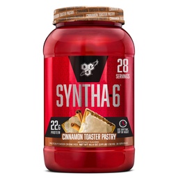 BSN SYNTHA-6 Poudre de protéines premium avec 6g de fibre, protéines de lactosérum, caséine micellaire, mélange isolat de protéines de lait, 5g de graisse, pâte au pain de cannelle, 28 portions (paquetage mai Vary)