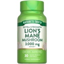 Nature's Truth Lions Mane Mushroom Softgels | 30 Count | Extra Strength | Non GMO & Gluten Free Supplement