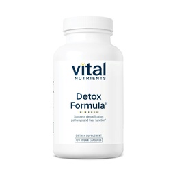 Vital Nutrients Detox Formula - Vegan Liver Detox - Antioxidant Supplement Promotes Liver & Detoxification Support - Gluten, Dairy, Soy Free - Non-GMO - 120 Capsules