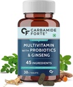 Generic Multivitamin Tablets for Men and Women with Probiotics Supplement - 30 Veg Tablets