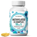 NutraPep Methylated B-Complex Vitamins - Complete Methyl B Complex Multivitamin with Bioactive B9 5-MTHF B6 B12 - MTHFR Support Supplement for Brain Heart Energy - Vegan Gluten Free Sugar Free