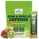 Bone & Muscle Defense Stick Pack | HMB + Leucine Amino Blend for Muscle Support | Protein Growth & Strength Formula for Women & Men | Fertility & Energy Support | Convenient On-the-Go Supplement