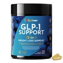 GLP-1 Support Probiotic Weight Loss Supplement - Women Men GLP1 Support with Berberine - Natural Daily Oral Appetite Suppressant Hunger Control Metabolism Fat Burn & Gut Health Support