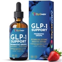 GLP-1 Support Probiotic Supplement for Weight Loss Fat Burner Support - Daily Natural Herbal Supplement for Women Men Digestive & Metabolic Health
