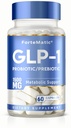 GLP-1 Support Supplement – Appetite Suppressant & Metabolism Support, Probiotic & Prebiotic Blend for Gut Health, Weight Management Support, 60 Capsules