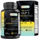 Best Naturals Day-to-Day GLP-1 + Probiotics Supplements 90 Veg Capsules - Made with Akkermansia, Chromium, Berberine, Cinnamon & Prebiotics.