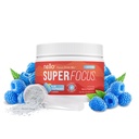 Nello Superfocus – Nootropic Focus Drink Mix for Productivity, L-Theanine, Rhodiola Rosea, Alpha-GPC, Lion’s Mane, Tyrosine, Sugar-Free Packets (30 Servings (Caffeine), Blue Raspberry)