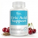 Dr Vitamin Uric Acid Support - Tart Cherry, Cranberry + Pomegranate - Urinary Tract Support - 60 Vegetarian Capsules