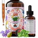 Black Walnut Gut Cleanse Liquid for Kids, Natural Gut Detox for Children Drops, 14 In 1 Digestive Health & Immune Support with Cloves, Pumpkin Seeds, Gentle-Herbal, Kids-Friendly & Alcohol-Free