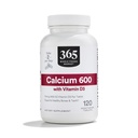 365 by Whole Foods Market, Calcium with Vitamin D3, 120 Vegetarian Tablets, 60-Day Supply