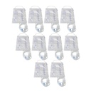 1000ml Disposable Coffee Cleanse Detox Bags Silicone Bag Set with Tube Hose for Women and Men Pack of 10