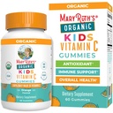 MARYRUTH'S Kids Vitamin C Gummies | Supplement for Immune Support & Overall Health | Vitamin C for Kids Ages 4+ | USDA Organic | Vegan | Non-GMO | 60 Servings