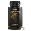 CogniSurge Nootropics Brain Support Supplement for Memory and Focus - Nature-Powered Lion's Mane Supplement Capsules with Shilajit - No Caffeine or Stimulants - 30 Servings