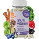 Zahler - Multivitamin Brain Supplement (60 Count) Kosher Brainfood Capsules for Adults with Neuro Factor & Lion's Mane - Nootropic Brain Supplements for Memory Support - Focus Mental Energy Boost