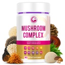 Premium Lion’s Mane Supplement Capsules – Morning Mushroom Blend with Cordyceps, Chaga, Ginseng & Vitamins – Adaptogenic Energy Supplement with Probiotics – Focus & Brain Support – 90 Vegan Capsules