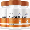 Neuralift Supplement, Neuralift Organic Memory Supporting Formula, Neuralift to Reduce the Negative Effects of Brain Fog, Neuralift Used to Boost Memory (180 Capsules) (Pack of 3)