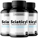 Sciaticyl Capsules, Official Sciaticyl Blood Support Supplement Pills - Maximum Strength, All Natural Healthy Circulation & Stable Levels, Advanced Scia Ticyl Health Support Reviews (3 Pack)