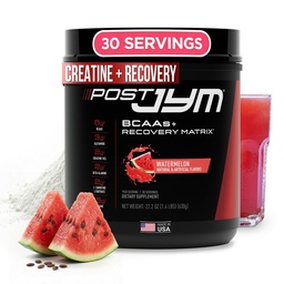 Post JYM Active Matrix - Post-Workout with BCAA's, Glutamine, Creatine HCL, Beta-Alanine, and More | JYM Supplement Science | Watermelon, 30 Servings