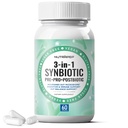 NutraPep Synbiotics Probiotic Prebiotic Postbiotic - Daily Gut Health Support with Pre Pro & Post Biotics for Men Women - Digestive & Immune Support Balance Synbiotic Supplement - Vegan Gluten Free