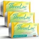 Global Health Trax GHT - ThreeLac Probiotic Capsules, 360 Count - Comprehensive Digestive Support for Men, Women, and Children - Immune System and Gut Balance, Non-GMO