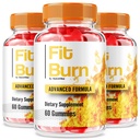 (3 Pack) Fit Burn Gummies – Keto ACV Daily Formula with a Clean, Natural Blend to Support Fitness Goals, Steady Energy & an Active Lifestyle | Great-Tasting, Easy-to-Chew FitBurn Gummy (180 Gummies)