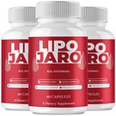 LipoJaro Capsules, Official Lipo Jaro Supplement Pills with All Natural Ingredients - Maximum Strength, Advanced Formula Overall Health & Wellness, Premium LipoJaro Support Reviews (3 Pack)
