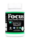 FOCUS Nootropic Brain Supplement for Memory, Sharp Alertness & Mental Clarity - Caffeine-Free Focus Capsules for Men & Women - Premium Formula Supports Concentration & Alertness