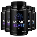 (5 Pack) Memo Blast Capsules - Official MemoBlast Premium Formula Supplement Pills, Advanced Support Formula for Overall Health & Wellness, All Natural Vive Nervo Review, 300 Capsules for 5 Months