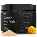 PRSNT Nootropic Focus Powder | Mango 25 Servings | Caffeine-Free, Sugar-Free | Supports Focus, Energy, Mental Clarity | Nootropic + Electrolytes Hydration Focus Drink Mix