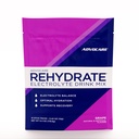 AdvoCare Rehydrate - Electrolyte Drink Mix - Includes Magnesium, Sodium, Potassium & Calcium - Antioxidant & Amino Acid Fortified - Hydration & Recovery - Grape, 15 Stick Packs (6.3 oz)