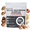 Mushroom Gummies with Lion’s Mane, Alpha-GPC & Rhodiola - 12 in 1 Mushroom Complex Supplement with Reishi, Cordyceps, Chaga & Turkey Tail – Brain Focus & Memory Support, 30 Servings